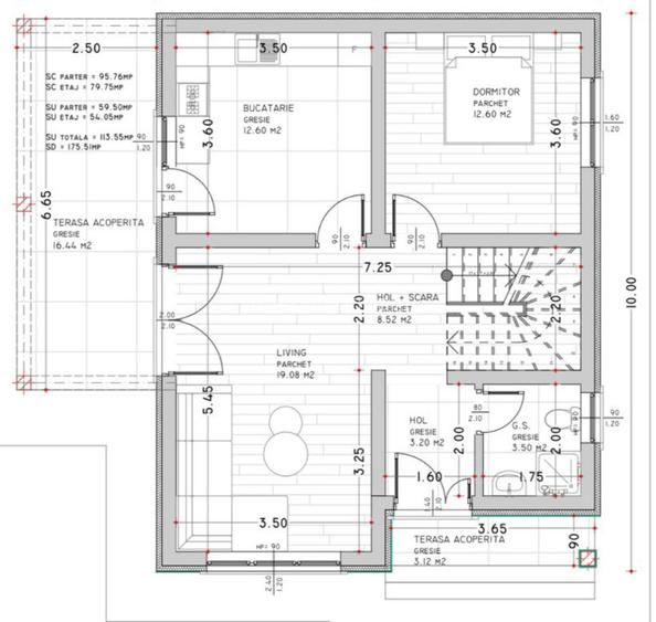 CASA INDIVIDUALA , 5 CAMERE, 114 MP UTILI-KAUFLAND GALATA - 7