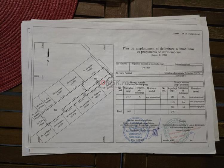 Terenuri Domnesti - 500mp -> 4 Ha