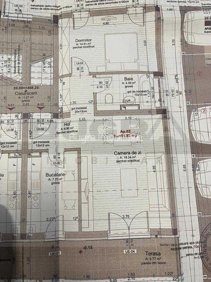 Apartament 2 camere, 53 mp, gradina 30 mp, parcare, zona Home Garden - 7