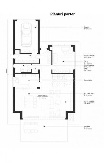 Casa Ark &acirc; 5 camere, moderna, Dumbrava Vlasiei - 9