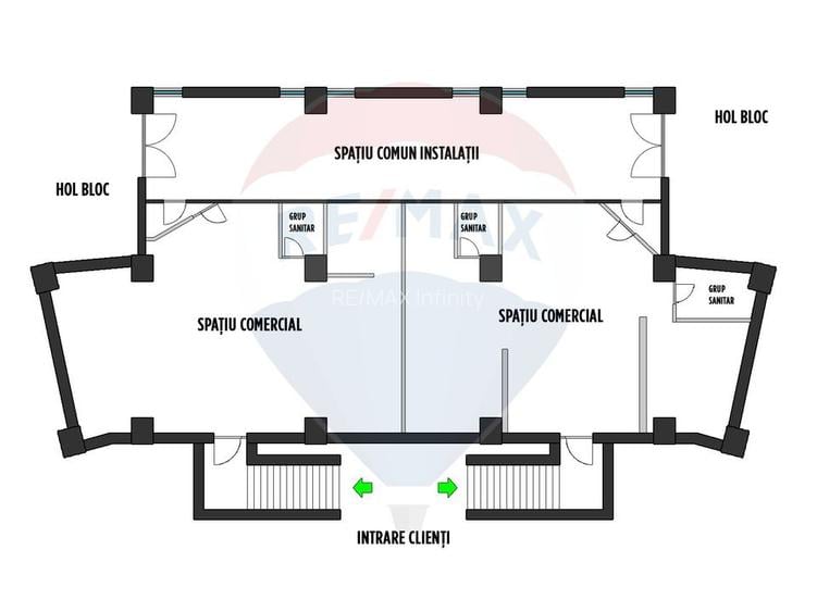 Spațiu comercial de vânzare - sensul giratoriu Mărăști - 9