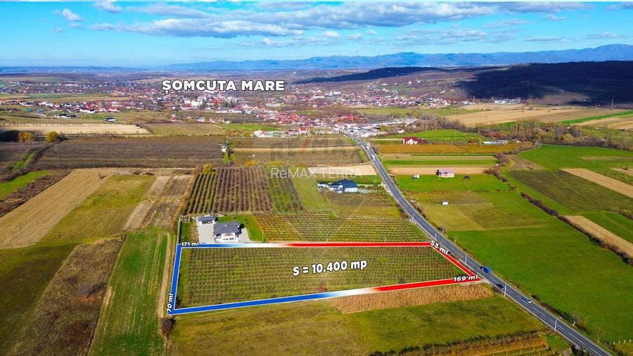 De Vanzare teren in Somcuta cu FRONT LA DN - 2