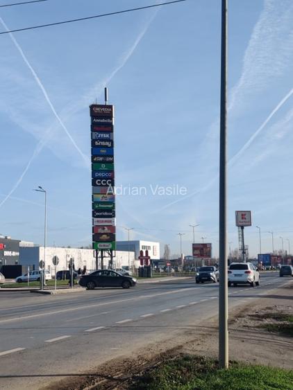 La 250 m de Kaufland Buftea si Crevedia Retail Park, la DN1A, 89 e/mp - 2
