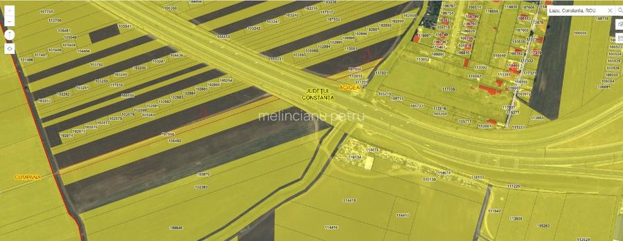 Teren 4016 mp Lazu lângă A2 – aproape de case/vile – investiție excelentă - 2