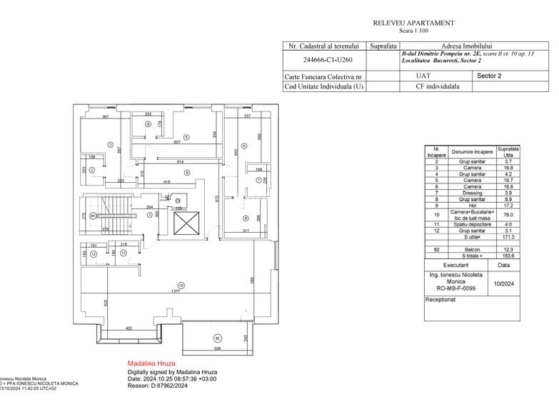 Ultimul Apartament de 4 Camere - NEMOBILAT DE PREZENTARE - 1
