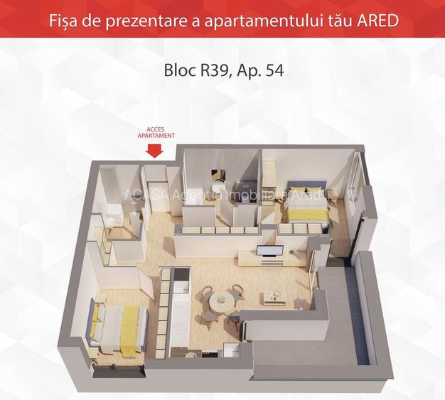 Apartament tip PENTHOUSE la ARED Comision 0 - 2