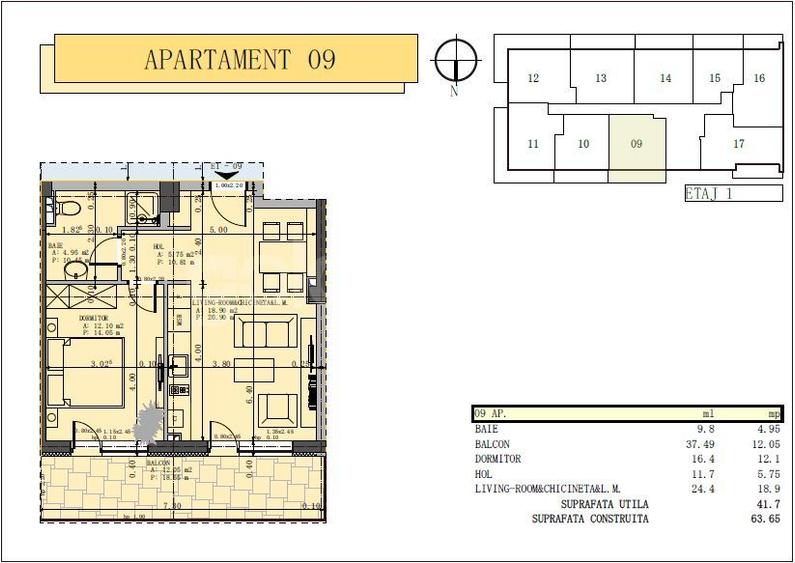 2 camere | vedere mare | vedere lac | - 1