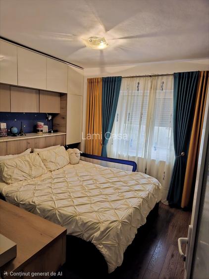 Inel 1 - 2 camere decomandat  - mobilat. - 9