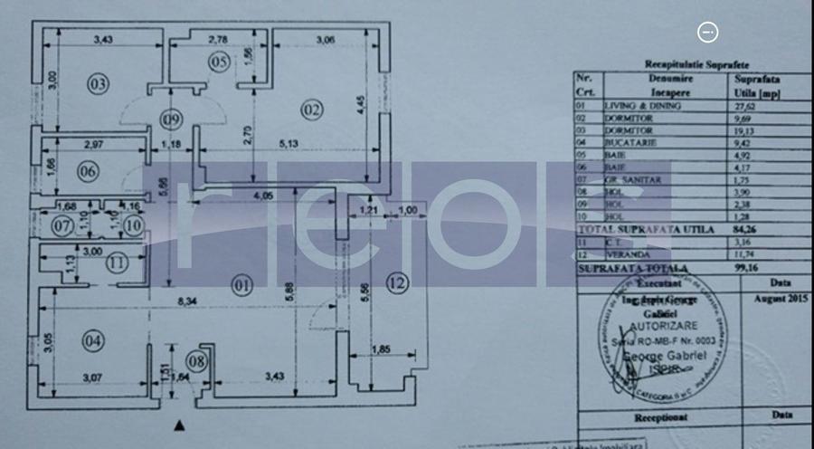 VANZARE APARTAMENTE 3 CAMERE | COMPLEX REZIDENTIAL | BANEASA | 99MP - 17