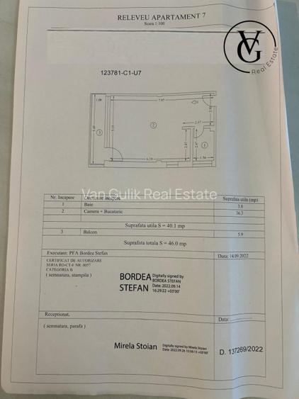 Studio elegant cu parcare Hanul Cu Peste - 12