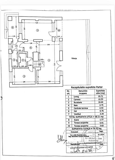 Tunari, Str. Campului, Casa tip Vila, 5 Camere, Teren 1900 mp - 1