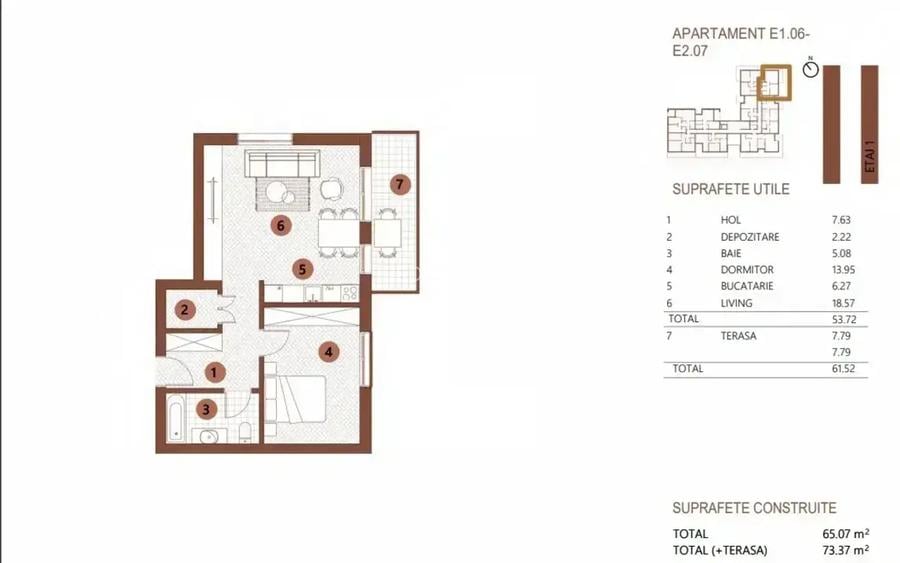 Apartament 2 camere ansamblu nou, Barbu Vacarescu-Floreasca/Comision 0 - 8