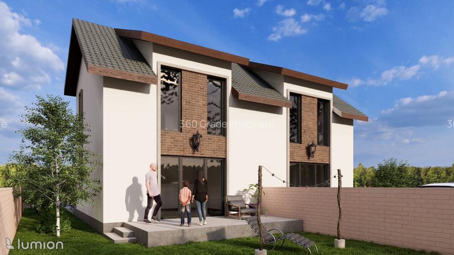 Duplex toate utilitățile 4 camere/2bai Moșnița - 9