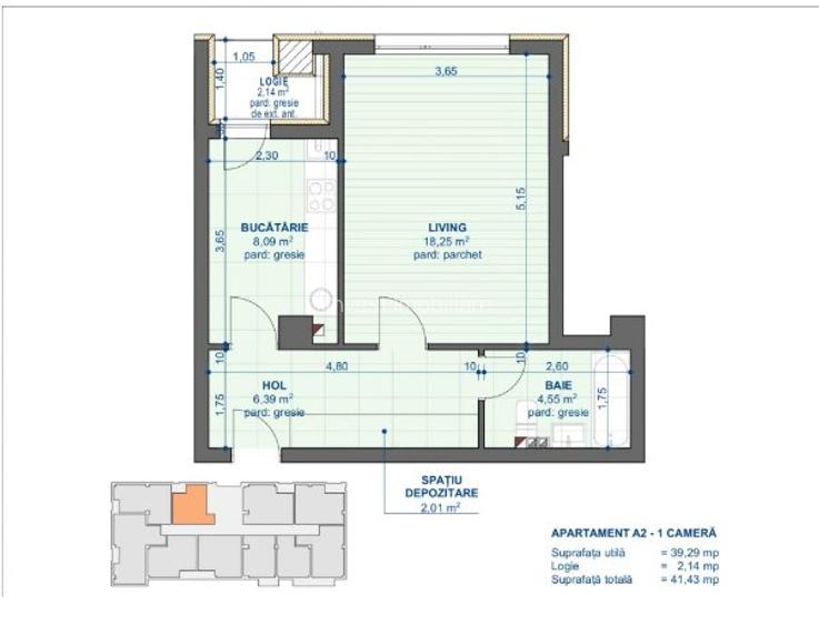 APARTAMENT 1 CAMERA , BLOC NOU , NICOLINA-CUG - 4