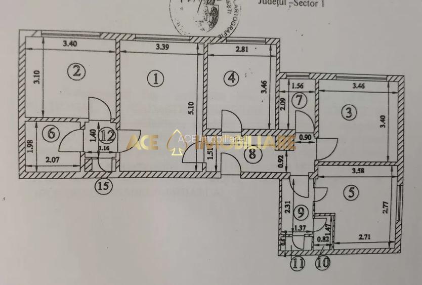 4 Camere de inchiriat | 1 Mai | Metrou | Nemobilat - 8