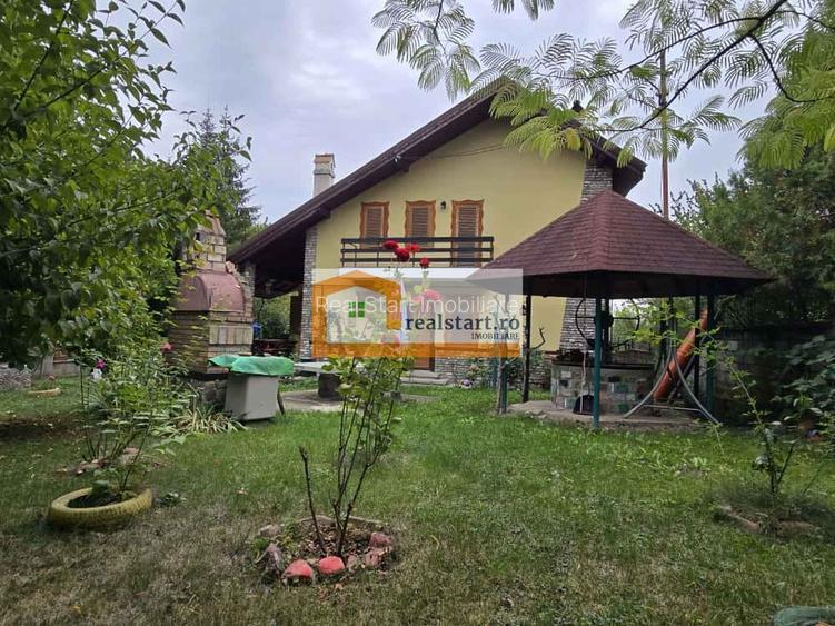 Vedere padure, panouri solare si fotovoltaice, pompa de caldura,  semineu - 5