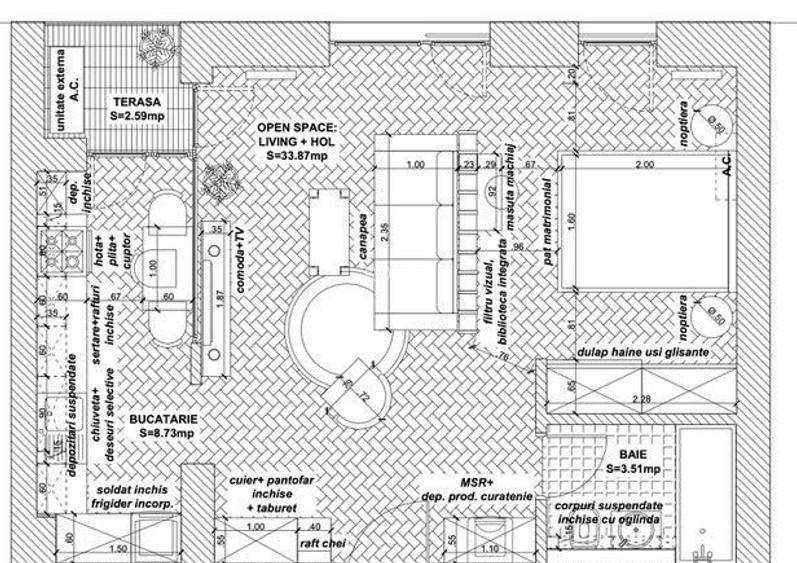 Studio dublu, 50 mp, parcare, centrala, Cloud 9 - 7