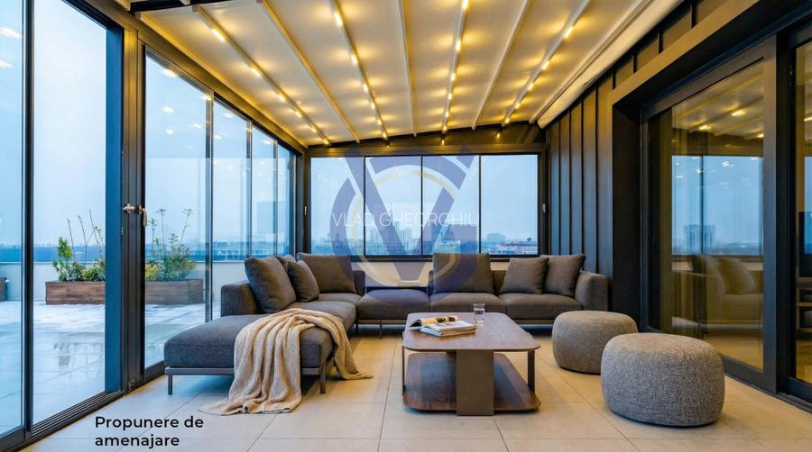 Penthouse Exclusivist-Priveliste Spectaculoasa-Terase 210 mp-COMISION 0% - 2