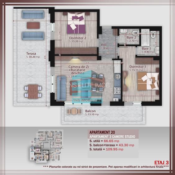 3 Camere Terasa 30 Mp Imobil Stil Boutique,Nicolae Teclu-Metrou - 7
