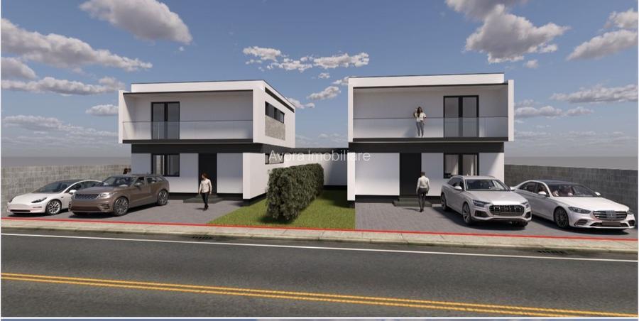 De vânzare duplex 1/2, stil cubic, despărțit prin camera tehnică, Sanandrei. - 7