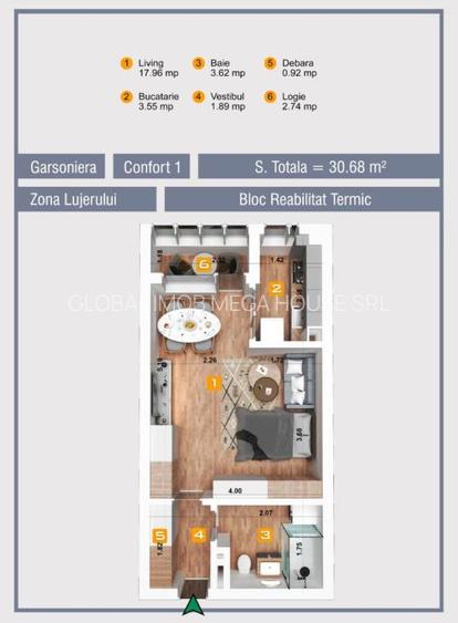 Studio premium, renovare completa , 2min metrou Lujerului Militari - 11