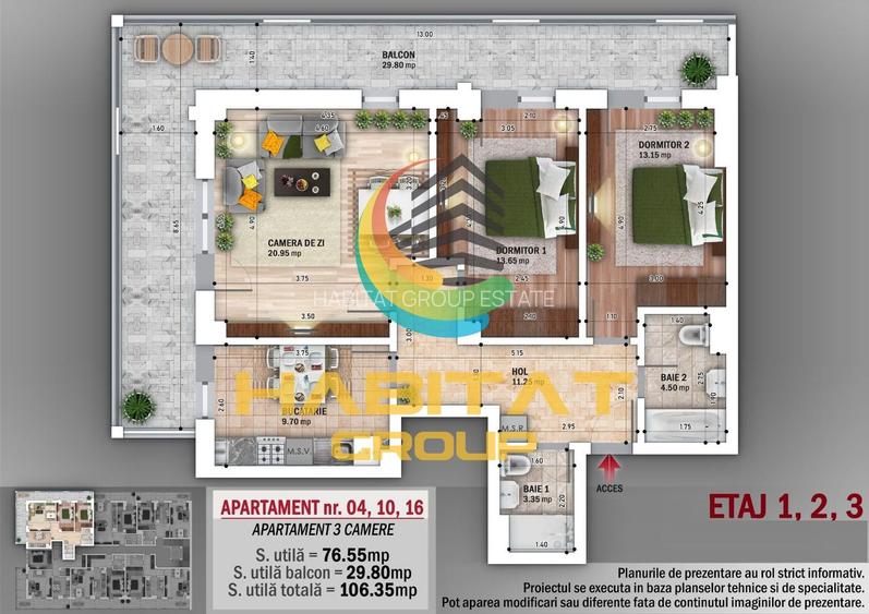 Aartament 3 camere Bd Nicolae Grigorescu - 15