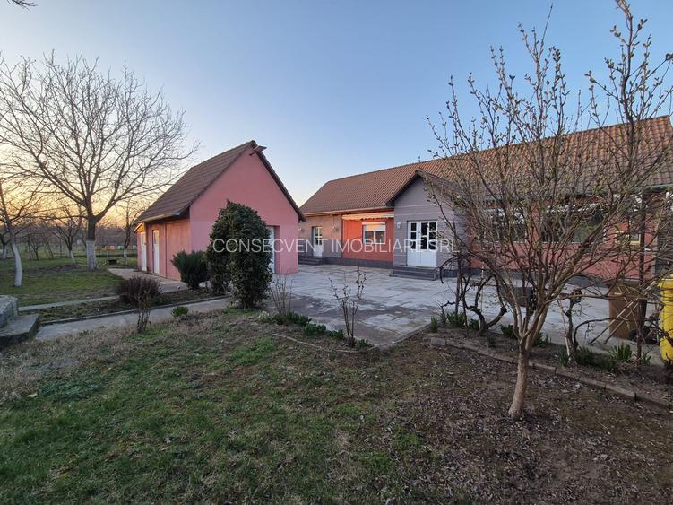 Casă la sol utilata, Micălaca, teren 765 mp, front 27 m, 0% comision - 14