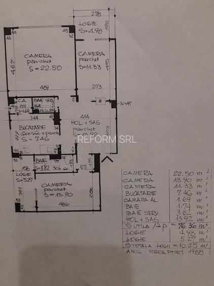 De vânzare apartament 3 camere Cipariu - 12