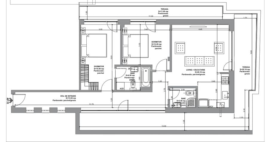 Dezvoltator - Ap 3 camere cu terasa in imobil tip Boutique zona Mosilor-Eminescu - 20