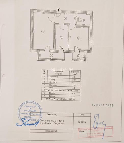 Grand Kristal apartament 2 camere cu 2 balcoane. - 2