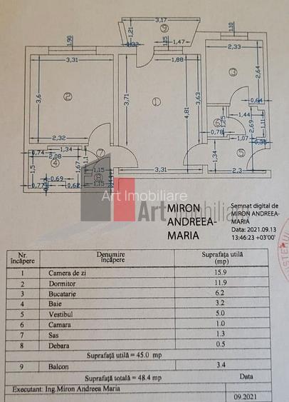 2 camere Drumul Taberei - 9