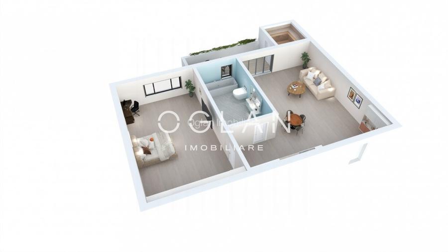 Studio nou, 39.23 mp utili + balcon - Zona Lacul lui Binder - 5