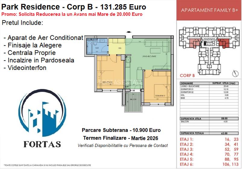 Apartament 3 camere Modern - 7