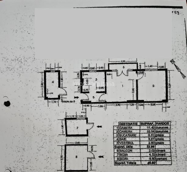 Apartament cu 2 camere situat pe Str Toamnei într-un imobil tip vilă, la etj 1/2 - 10