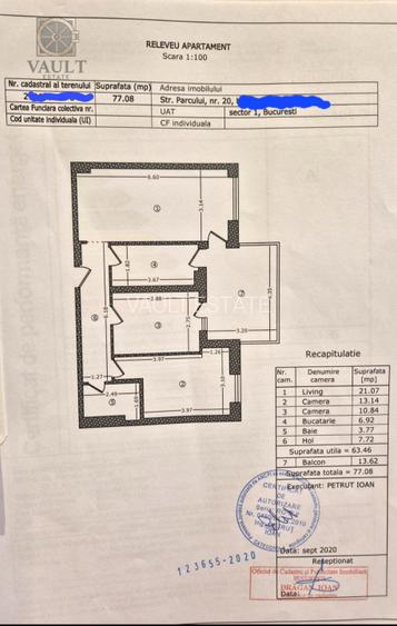 Apartament 3 camere - MOBILAT UTILAT - PARCULUI 20 - 1