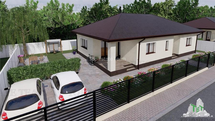 Casa parter 4 camere incalzire in pardoseala in Domnesti - 9