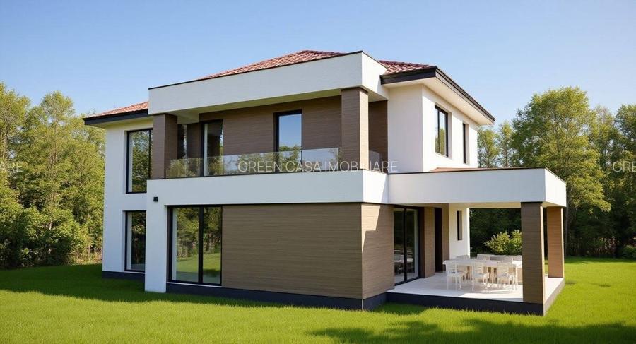 Proiect NOU!!! Casă individuală cu garaj Feleacu Cluj, 700mp teren - 2