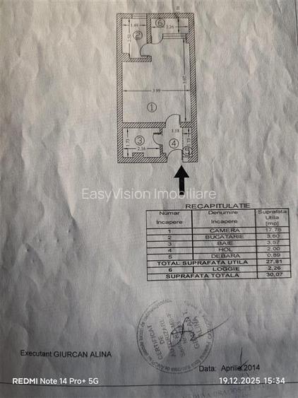 Garsoniera | Sector 3 |Cartier Titan | Etaj 2 | 31 mp - 5