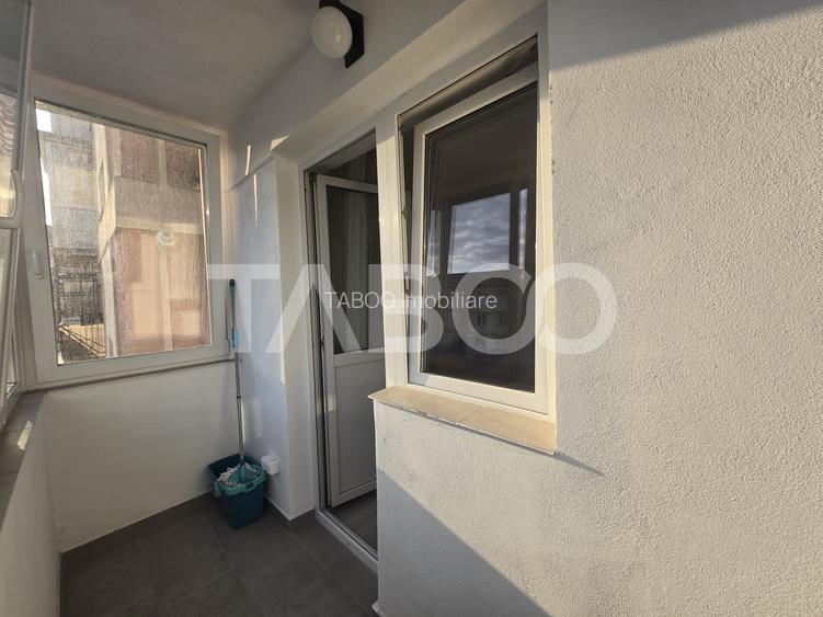 Apartament de inchiriat 2 camere renovat complet zona Rahovei Sibiu - 9
