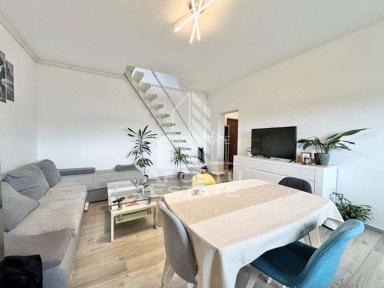 Apartament cu 3 camere si scara interioara, complet mobilat in Giroc. - 3