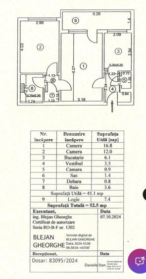 2 camere-Sector 4-Piata Straduintei-Parcare - 1
