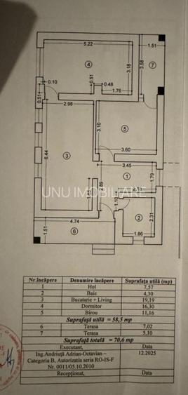 3 camere - Rediu - 71 mp + gradina 35 mp - parcare - 106000 euro - 3