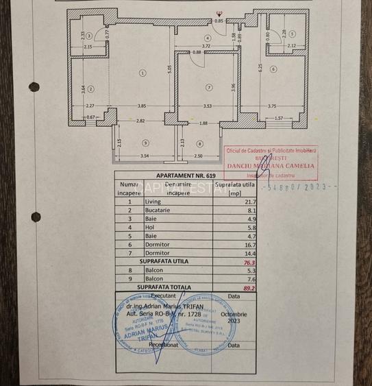 Apartament 3 camere Central Address Residence cu loc de parcare inclus - 12