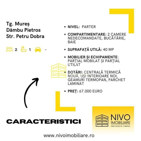 Apartament 2 camere – Tg. Mureș – Dâmbu Pietros – Str. Petru Dobra - 6