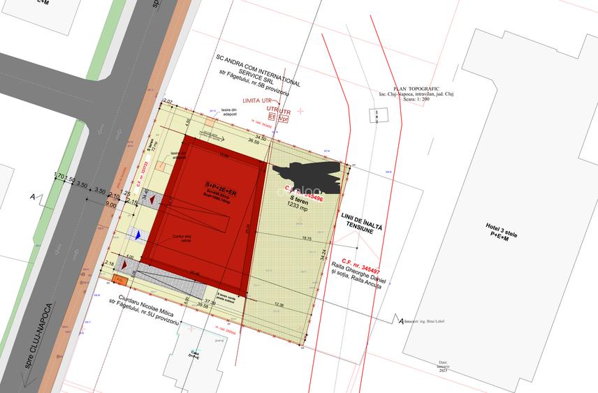 Vand teren dezvoltare proiect imobiliar FAGET 1721 m COMISION ZERO - 2
