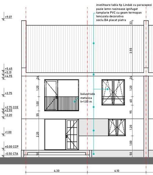 vila insir. 4cam,3bai + 1-2-3 parcari/centru Popesti Leordeni - 40
