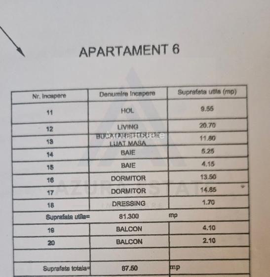 Apartament 3 camere 81.3 mp utili 2 bai 2 balcoane etaj 2 in Selimbar - 15