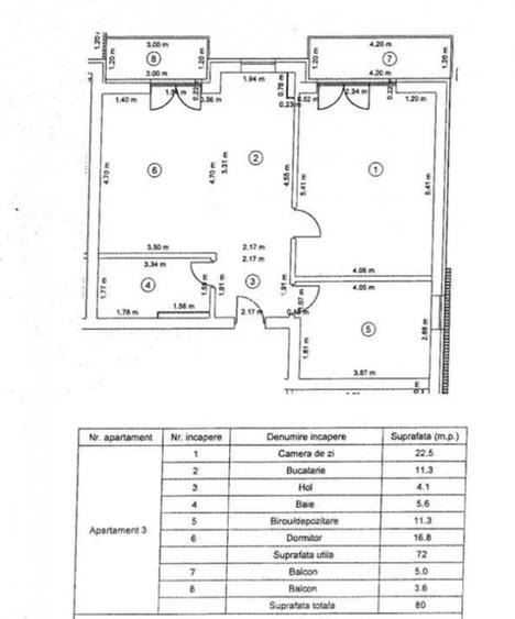 Apartament de 3 camere ( Boxa + Parcare )-Bartolomeu - 9