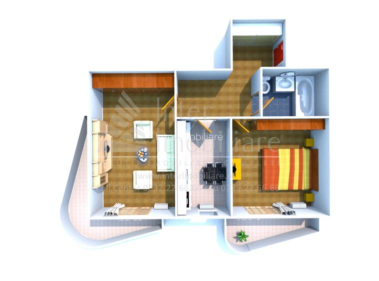 Apartament 2 camere 70mp Galata COD 154155 - 5