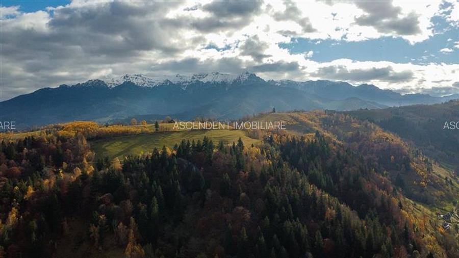 Lot intravilan apreciabil, 1.000 mp, Moieciu, panorama ampla, oportunitate rezid - 2